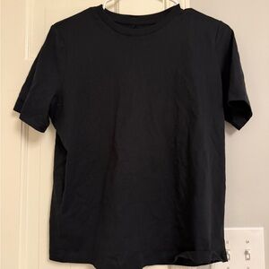Plain black skims tee